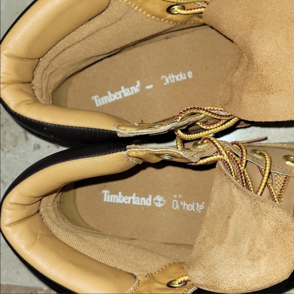 Timberland Flannery 6" wheat lace up boots / sneakers. #A1B31. - Picture 7 of 8